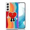 Bad Bunny Heart Case Phone Cover for Samsung Galaxy S24 S25 Ultra S23 Plus S22 + S21 S20 FE S10 S25Plus Trend Fundas S24 Ultra S