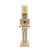 38cm DIY Walnut Cracker King Soldier Ornament - Creative Gift Item