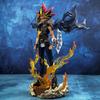 Yu-Gi-Oh! Dark Yugi Atem Action Figure Double-Headed Anime Static Statue Desktop Decor Collectible Toy Surprise Gift Anime Fans