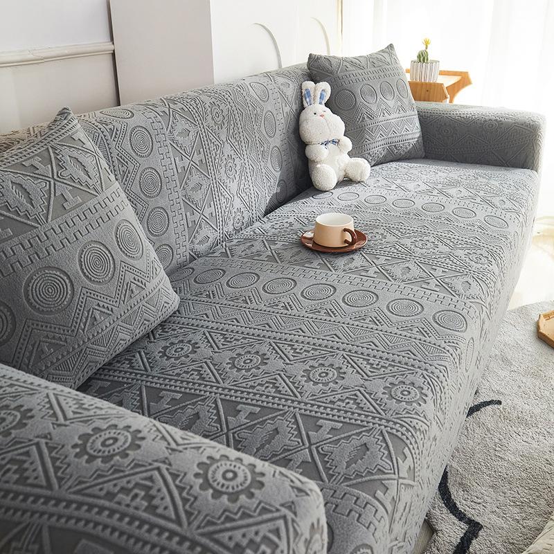 Bohemian Sofa Cover All-Inclusive Universal Cover, All-Season Universal Anti-Cat Scratch Sofa Cover Cover Fabric