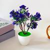 Artificial Potted Plants Fake Flower Bonsai Home Ornaments Desktop Hotel Decor