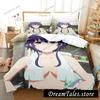 Bikini Saekano How To Raise A Boring Girlfriend Bedding Set Cartoon Anime Three-piece Set Adult Kid Bedroom Duvet Cover Sets741