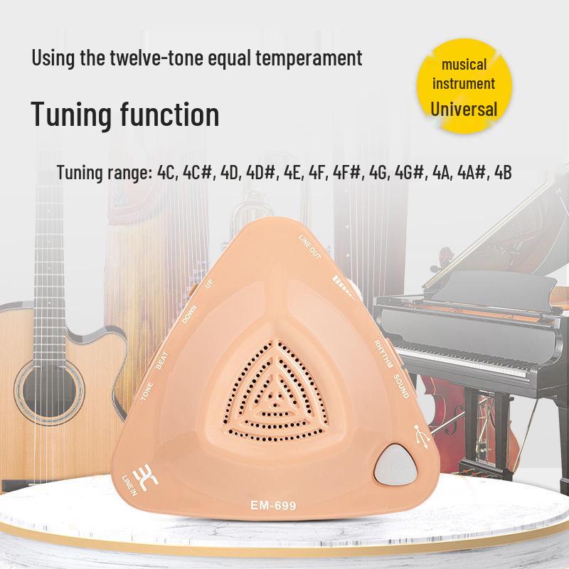 Yinuo EM-699 Electronic Metronome for Piano, Guitar, Drums, Guzheng, and Vocals - Precise Rhythm Keeper for Grade Exams.