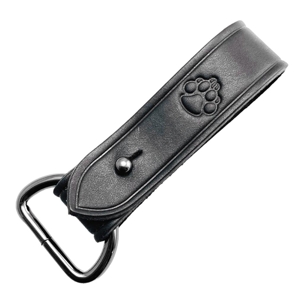 Kožená poutka na opasek Kožené přezky Jednocvakávací Odolná Taktická přezka na opasek s D-kroužky pro upevnění opasku Muži Ženy