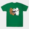 We Bare Bears Art Women T-Shirts Cotton Short Sleeve O Neck Lady Tshirt Clothing Personality Tee