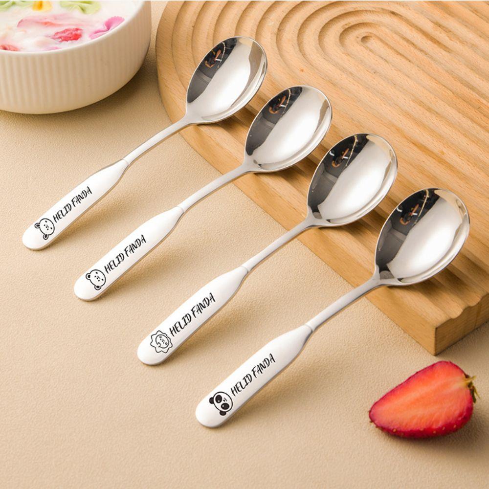 

Мультфільм ведмідь їжа ложка товста ручка інструменти для приготування їжі міцний дитячий годування ложка домашній посуд 06