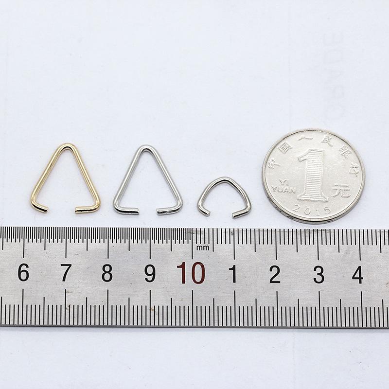 DIY Brass Hairpin: Triangular Tassel Clip for Ancient Style Jewelry Accessories