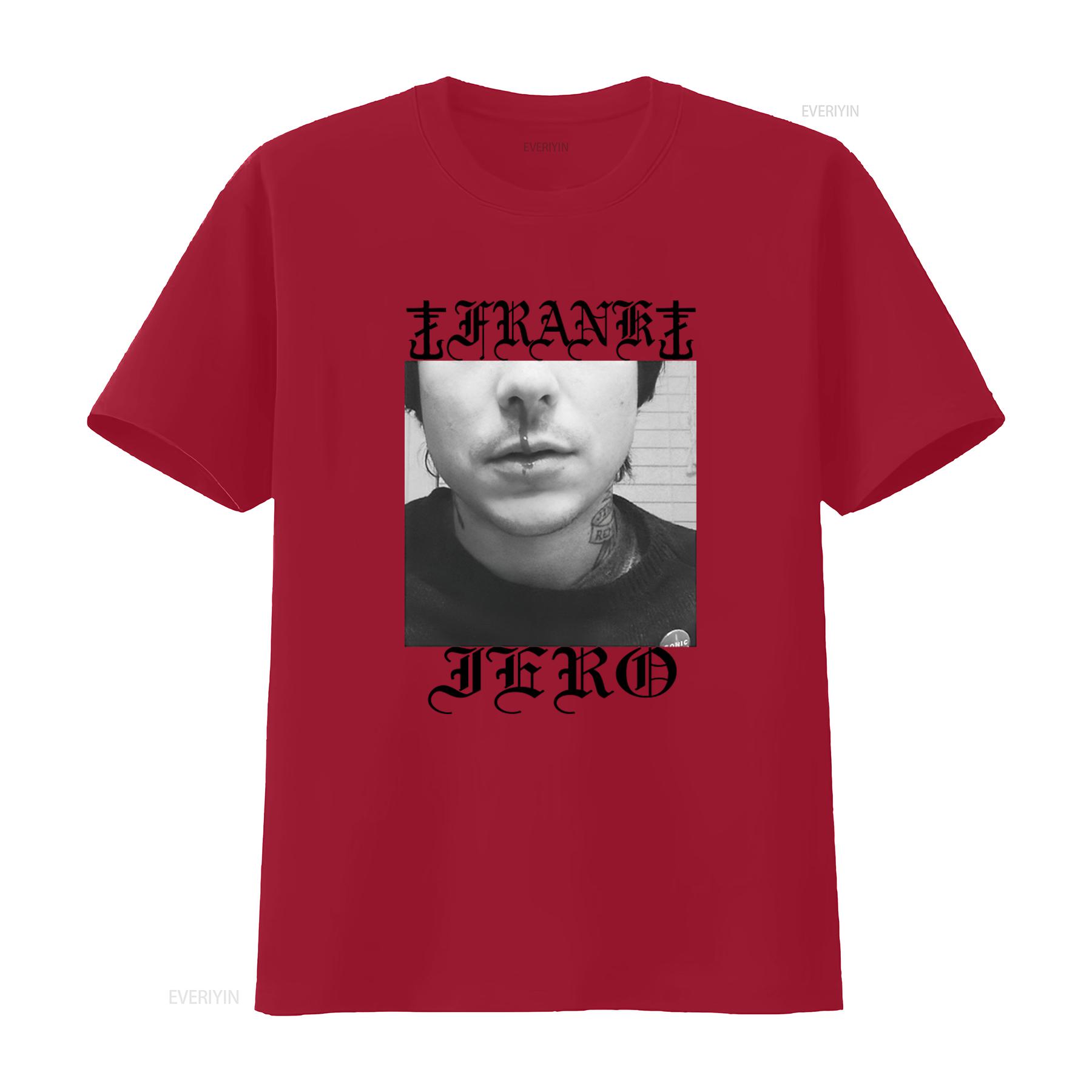 Mens Frank Iero And The Celebration Nose Bleed Slim Fit T Shirt Medium White vintage Washed graphic Breathable Comfortable S