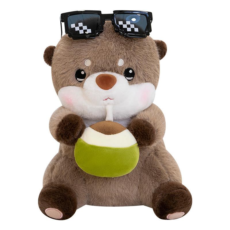 

Plush Animal Otter Toy Cartoon Stuffed Doll Room Decoration Kids Gifts Cute 30cm/11.81in