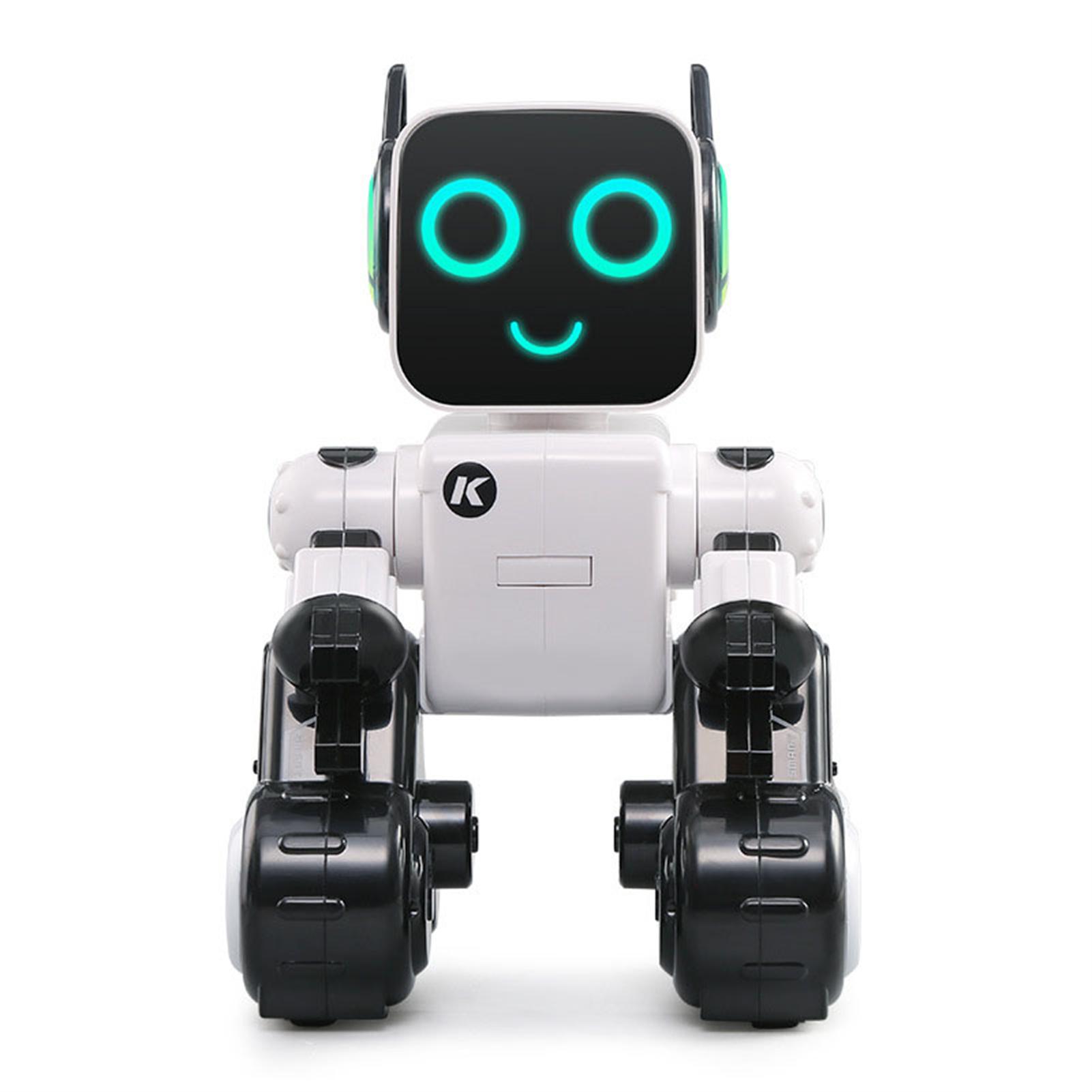 Remote Control Robot Toy Walking Talking Dancing Deposit Money Toy Robots For Kids Educational Toys With Conversation Fu K3 белый