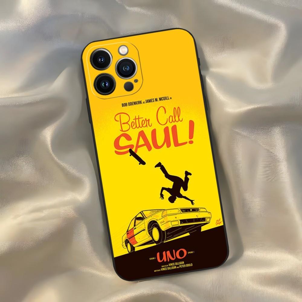 Better Call Saul Phone Case for Iphone 15 14 13 12 11 Pro Max Xr X Xs Mini 8 Plus SE 2022 Black Soft Silicone Cover