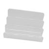 3 Compartments Mail Organizer Letter Holder Transparent Acrylic Vertical File Holder for Office