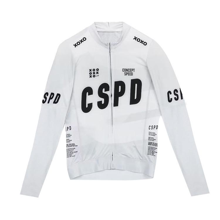 2024 CSPD Unisex Long Sleeve Cycling Jersey for Summer Outdoor Sports