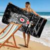 Partizan Poster Druck Strandtuch, Großes Weiches Schnelltrocknendes Handtuch für Strand Camping Schwimmen
