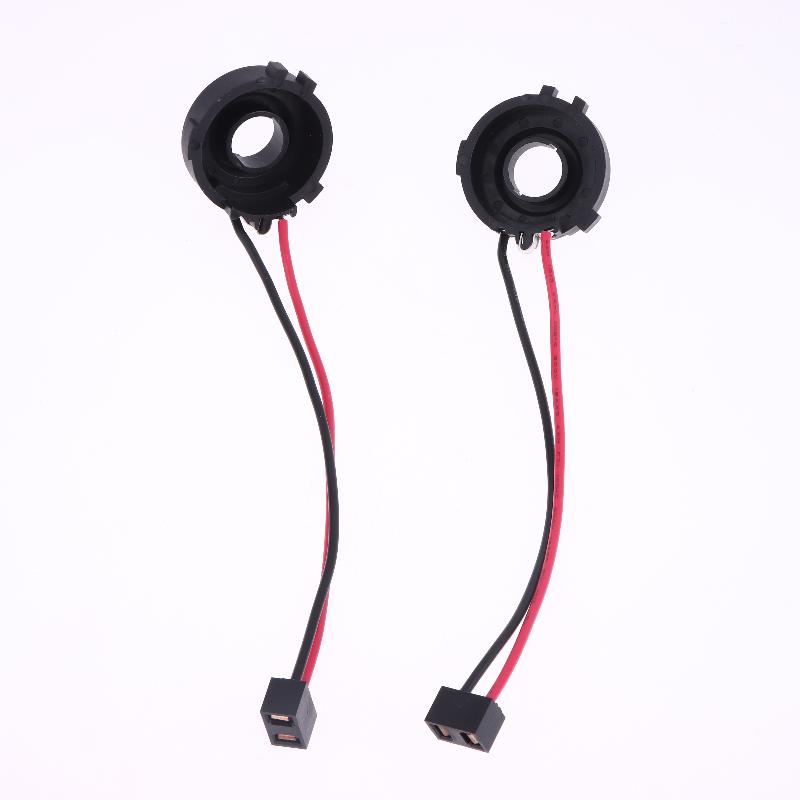 2Pcs Headlight Bases Retainers For Golf 7 Mk7 Mk6 Tiguan Sharan Multivan Touran Scirocco Passat B7 H7 Led Socket Adapters