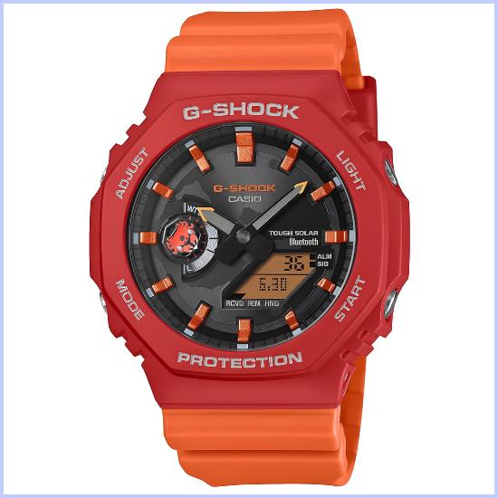 [Casio] Часы G-SHOCK Модель в честь сотрудничества с Фондом Чарльза Дарвина GA-B2100DF-4AJR Красный