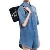 Prada Neuauflage Logo Reißverschluss Frotteestoff Achselhöhle Mini-Tragetasche Damen Taschen Schwarz 1NE515_2DXO_F0967
