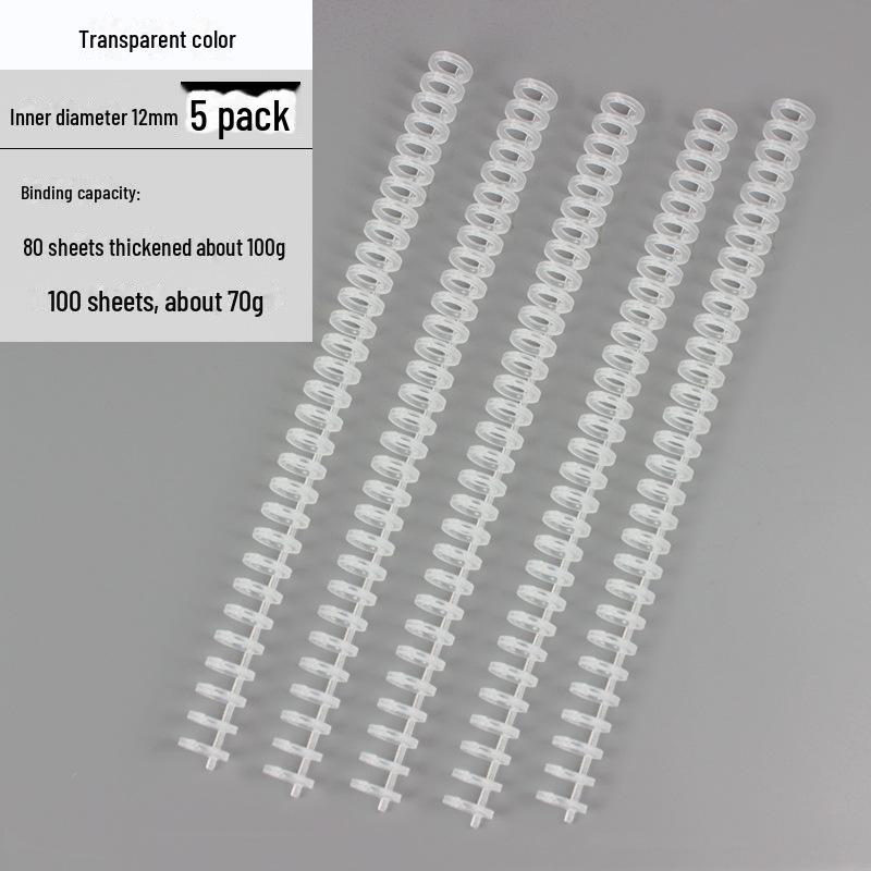 5-Pack Frosted A4 Detachable DIY Loose-Leaf Book with Colored Cover, A5/B5 Opening Ring Hole Folder