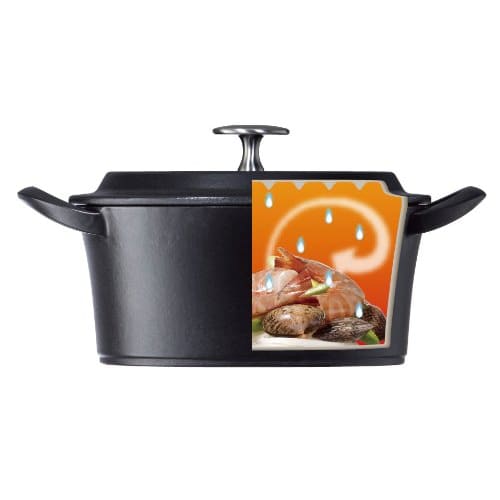 Ishigaki Sangyo Bon Bonnet Cocotte, 9cm, Brown, Cast Iron, China, ABVB503