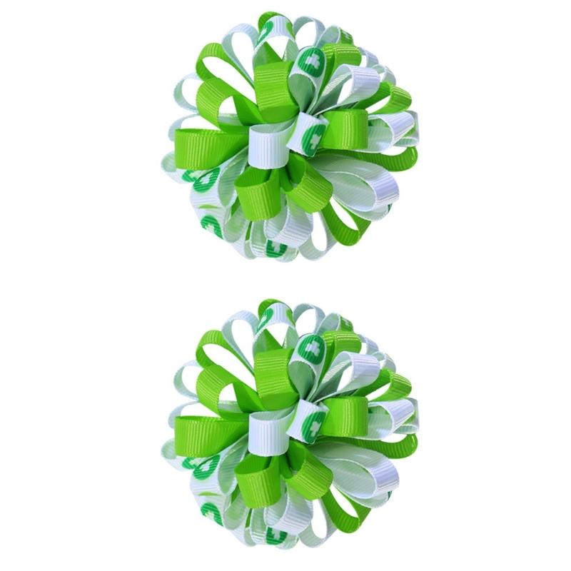 1 Pair Saint Patrick's Hair Clips Stylish Girls Hair Barrettes Hairclips Side Hairpin Trendy Headwear Hair Accessories