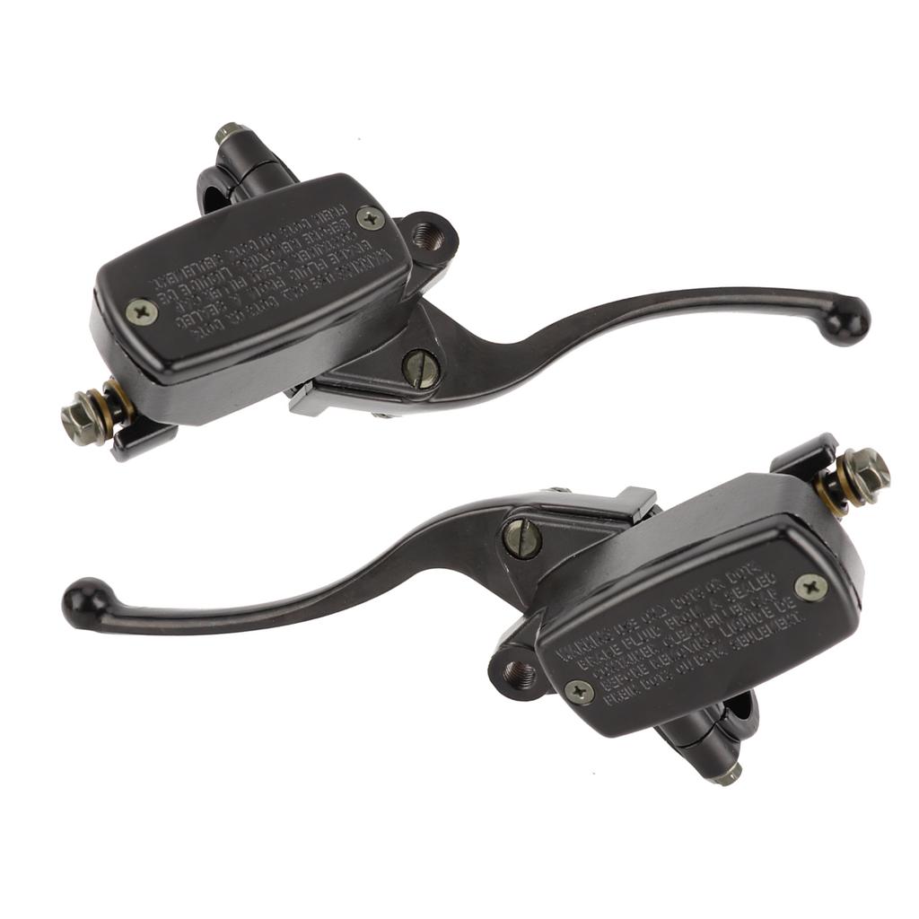 Motorcycle Hydraulic Brake Clutch Master Cylinder Lever Black CNC Aluminum Alloy for 7 8in Handlebars