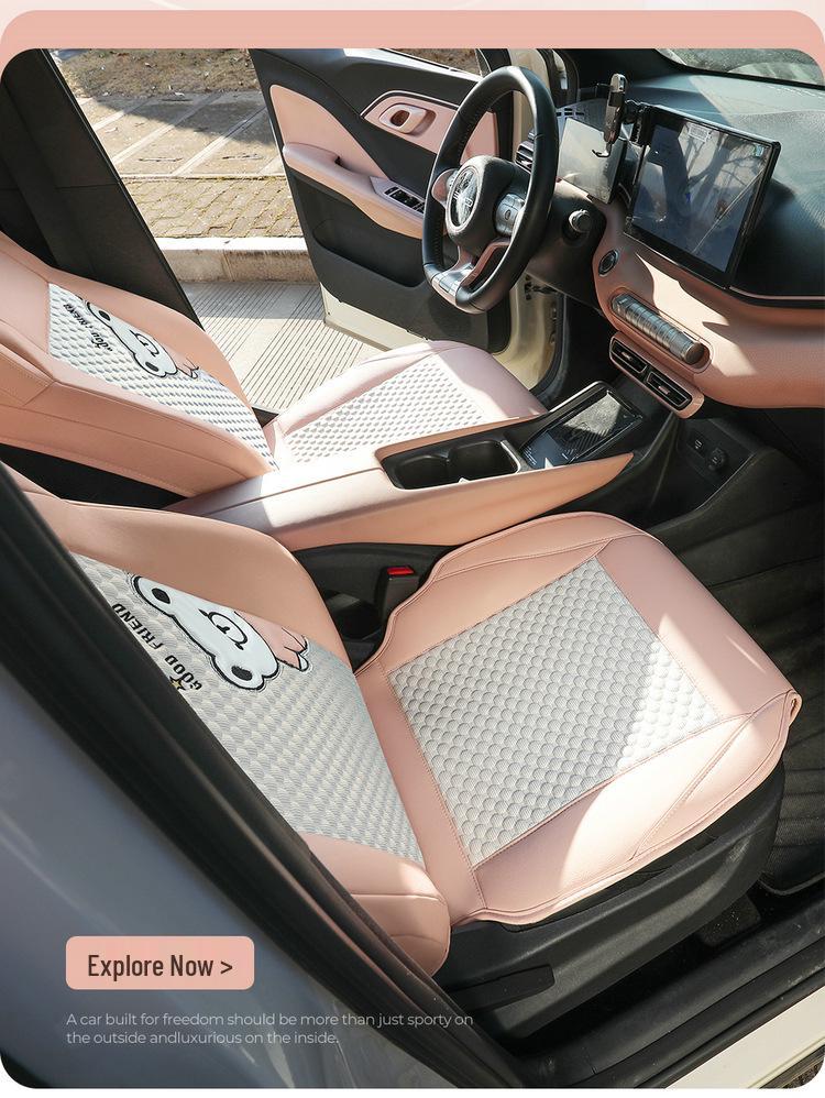 BYD Seagull Special Car Seat Cushion - All-Season Ice Silk Semi-Surround Cover