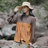 Summer new sunscreen clothes for men and women, light and breathable, UV-proof hooded skin clothes, outdoor sports hiking suits