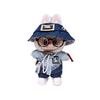 17cm Labubu Doll Outfit Set Sportswear Tracksuit With Hat Water Bottle Accessory Glasses 5 Or 6 Pieces