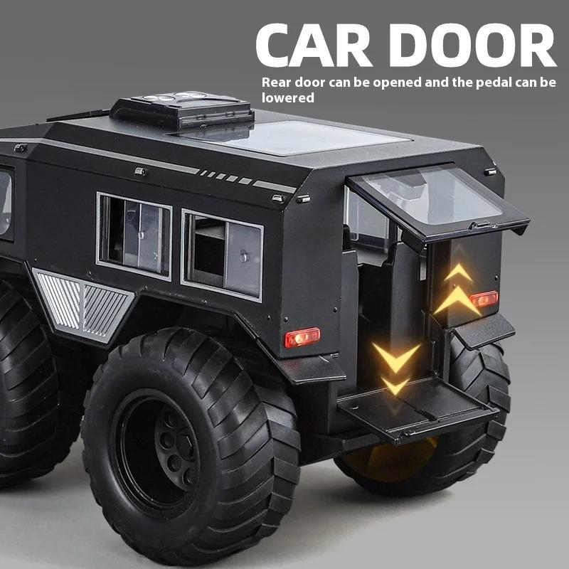 1/24 Sherp Diecast ATV Truck Model All-Terrain Off-Road Sound & Light Kids Gift