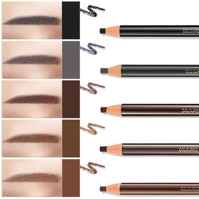 2.8g Eyebrow Pencil Sweat Proof Lasting Effect Waterproof Natural Portable Cosmetics Accessory Wood