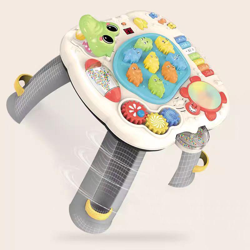 

**Многофункциональный детский обучающий стол Youlern Crocodile Music - Развивающая игрушка для мальчиков и девочек**