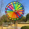 Multistyles Sunflower Windmill Stake Standing Lawn Flower Pinwheel  Outdoor Party Picnic Decor