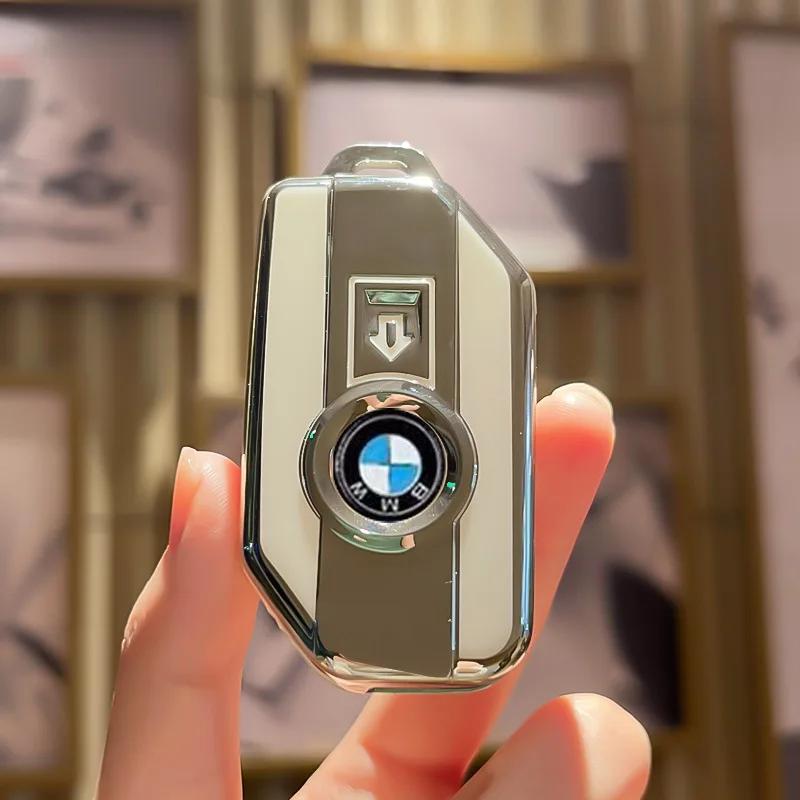 

Hot 2025 Car Remote Key Case Cover Shell Bag For BMW Motorcycle F750GS F850GS K1600GT R1200GS LC ADV R1250GS ADV Car Accessories