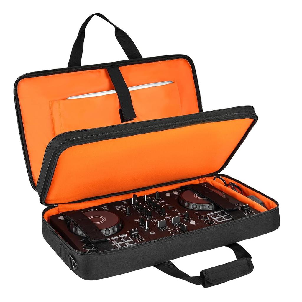 Multiple Compartment DJ Equipment Travel Bag Design for DDJ RR Splashproof Coating And Multiple Storage Zones