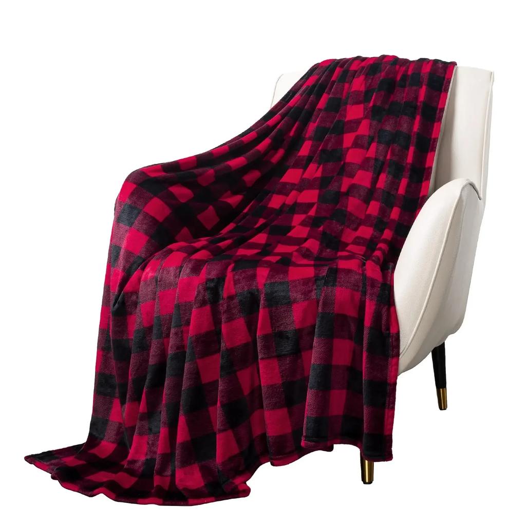 Black White Zebra Flannel Fleece Throw Blanket  Fuzzy Soft Lightweight Warm Cozy for Couch  Bed