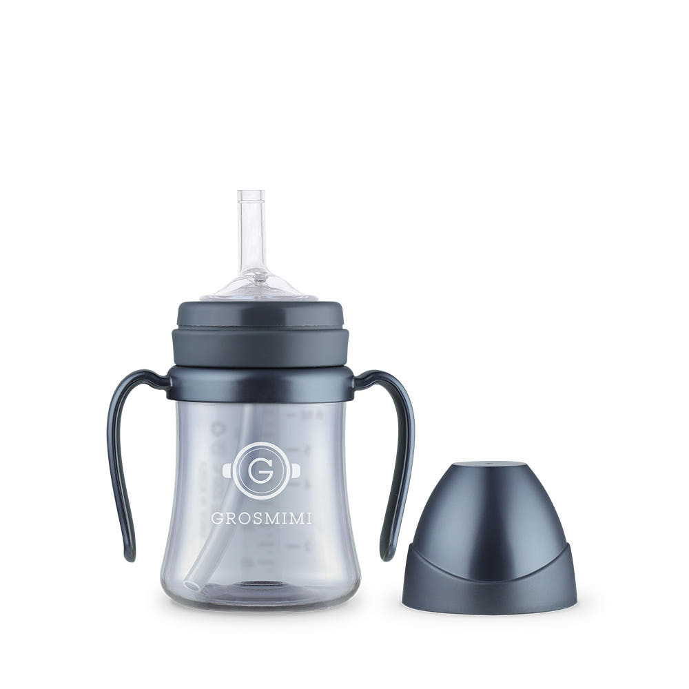 Grosmimi PPSU Dark Series Straw Cup (200ml)