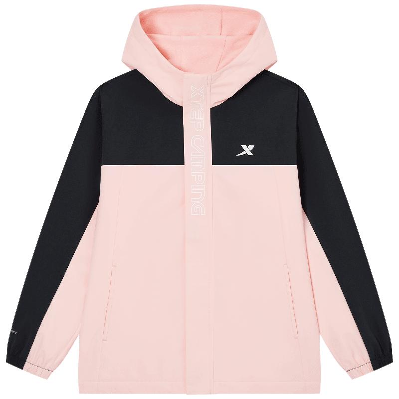 Xtep Kids Fleece Lined 3-Proof Outdoor Windbreaker 170