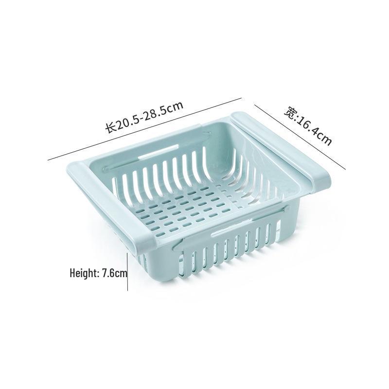 Lohas Adjustable Fridge Storage Basket & Egg Organizer
