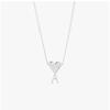 Ami Ujw923 361 900 Ami De Coeur Herz Logo Halskette mit Kette