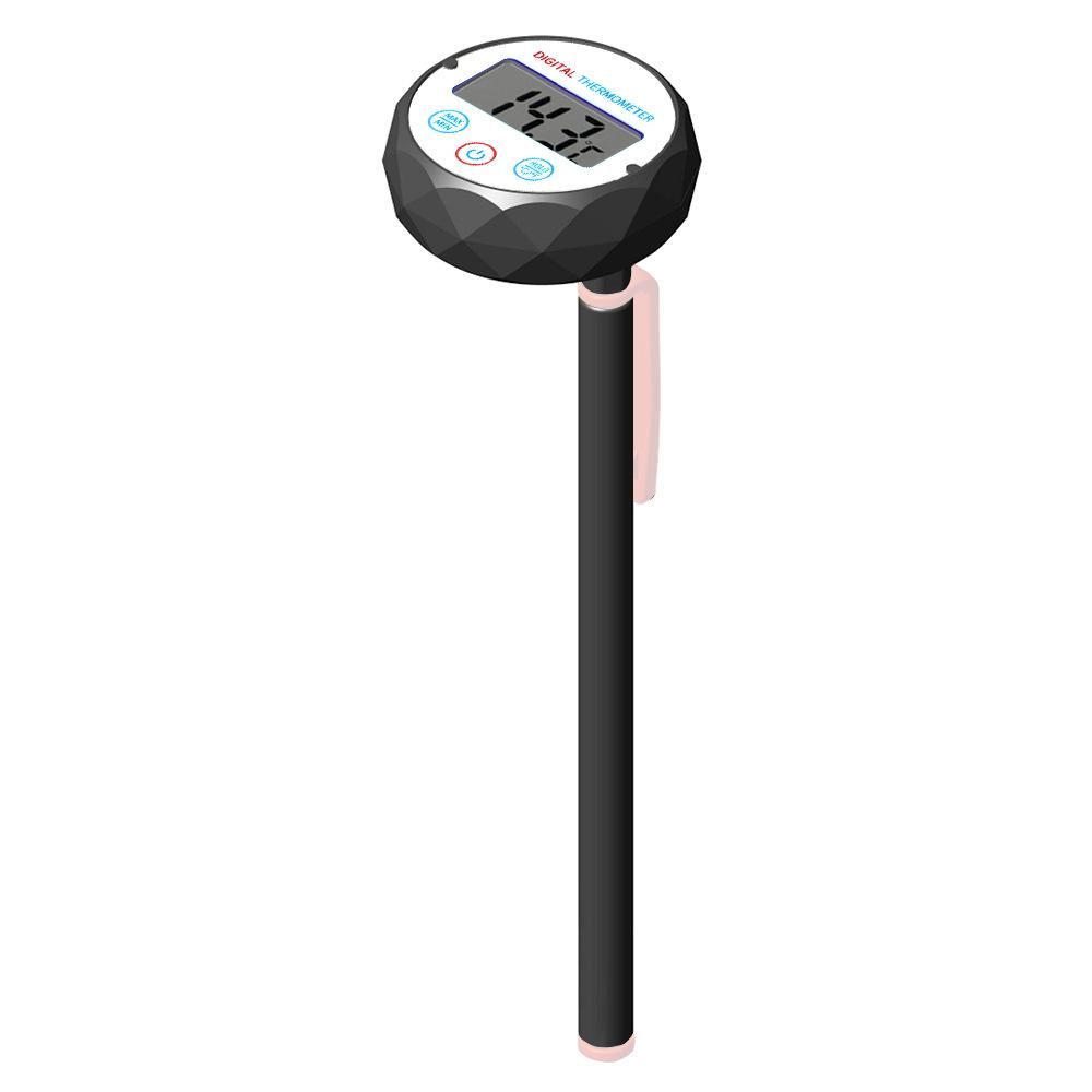 Milk coffee hand-pour pot thermometer