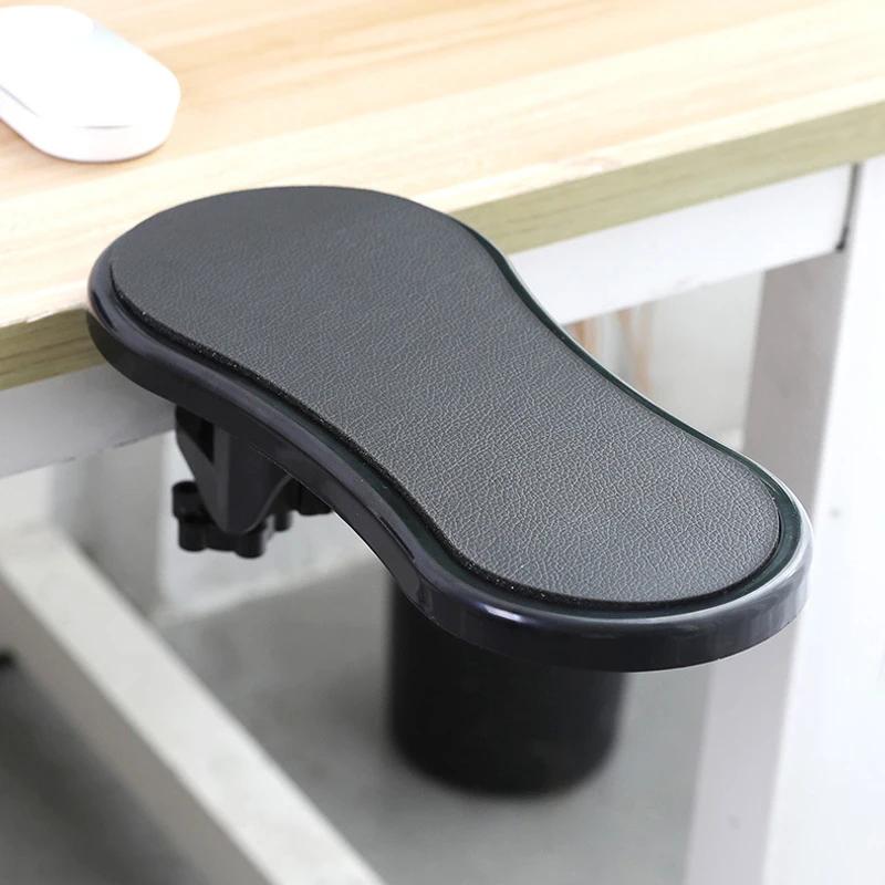 Computer-Armlehne für den Schreibtisch, verstellbare ergonomische Handgelenkauflage für die Tastatur, Armlehnenverlängerung, drehbarer Mauspadhalter