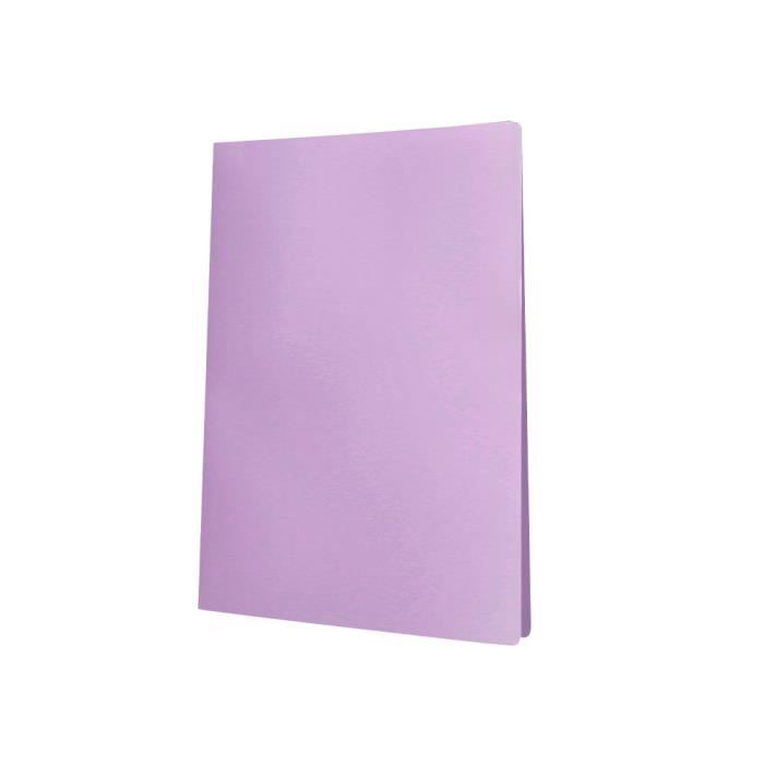 Protege-documents Liderpapel Polypropylene Couverture Flexible 40 Pochettes Fixes A4 220x297mm Lavande Opaque