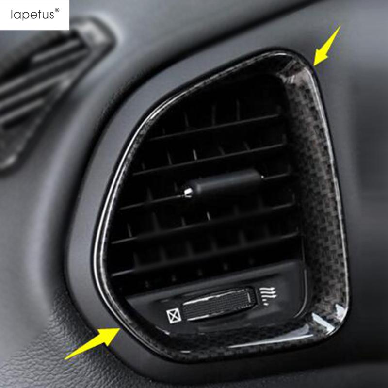 For Jeep Renegade 2015 - Accessories Head Light / Window Lift / Handle Bowl / Central Middle Air AC Vent Cover Trim Interior