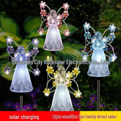 Solar Angel Garden Light for Outdoor Decoration