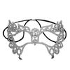 Comfortable Alloy Face Mask with Rhinestones Design Half Face Cover for Role Playing and Parties Secure Structure