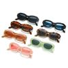 Colorful PC full-frame sunglasses, tinted lenses, thick frames, street-style eyewear, outdoor sunglasses, sunshades