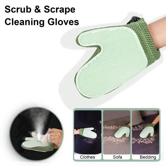 Pet Grooming Glove Dogs Shedding Mist Glove Double-Sided Cats Hair Removal Glove Petting Glove Deshedding Tool for Dogs Cats