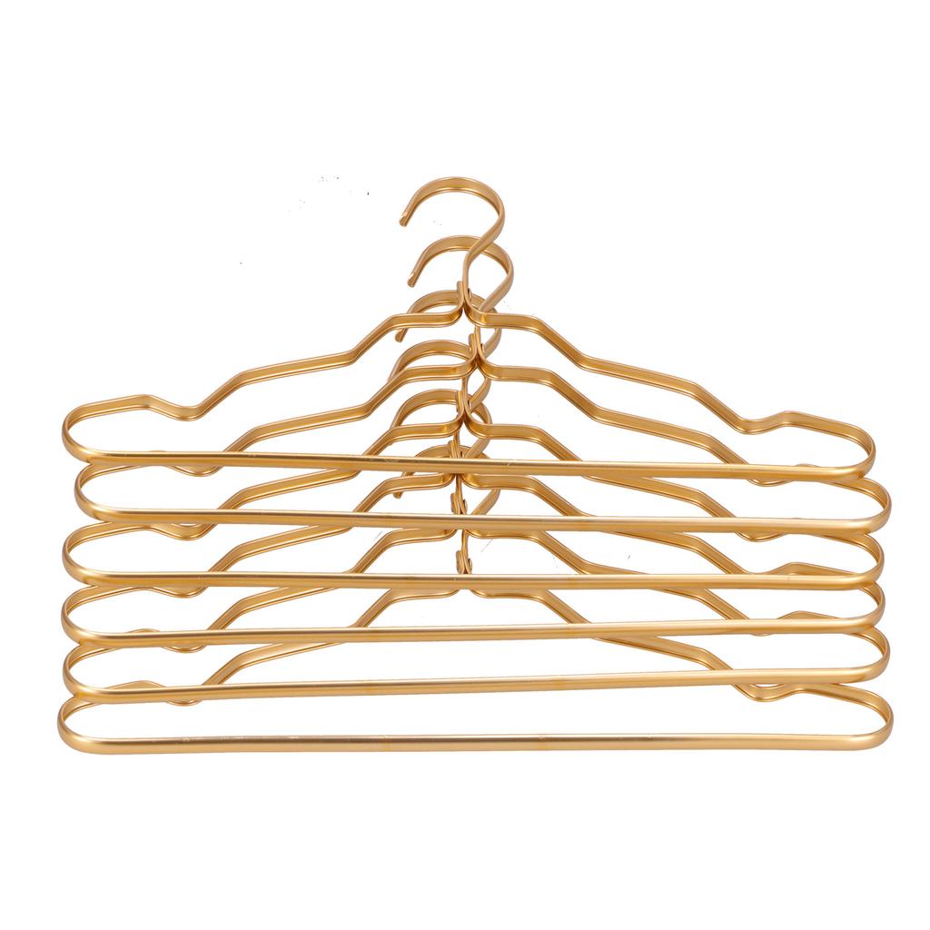 10Pcs Clothes Hanger WearResistant Enlarged Thickened SpaceAluminum NonSlip Clothes Hanger with