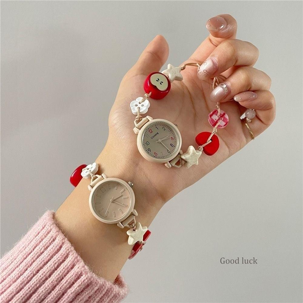 Zinc Zinc Alloy Quartz Bracelet Wristwatch Ethnic Timepiece Hand Chain New Star Heart Bracelet Gift