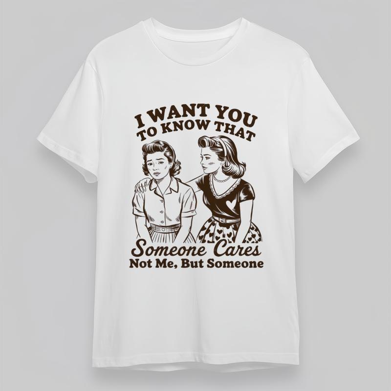 Women's Plus Size T-Shirt Retro Women Art I Want You To Know 100% Cotton Tee